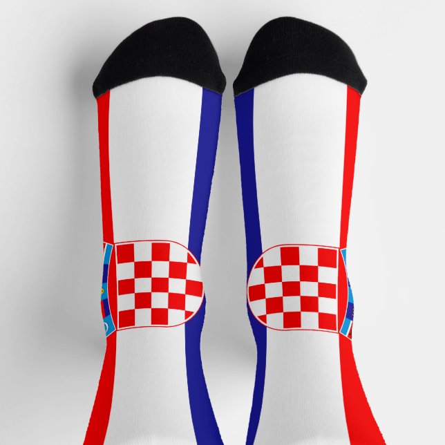 Croatian Flag Socks (Top)