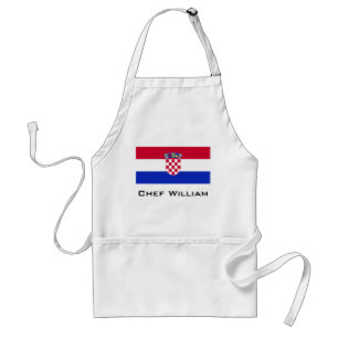 Croatian Flag Standard Apron