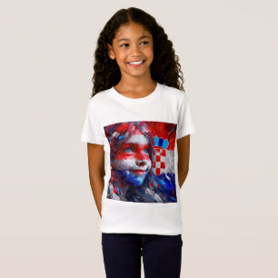 Croatian flag symbolizing national pride T-Shirt