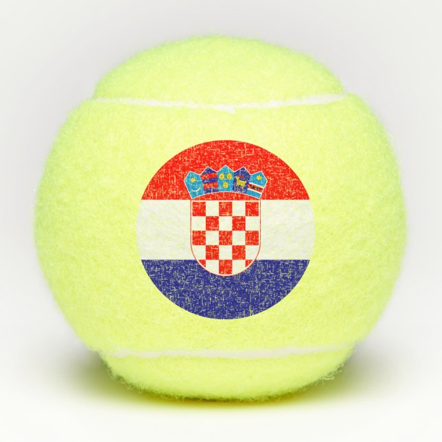 Croatian Flag Tennis Balls (Front)