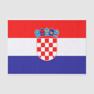 Croatian Flag Tissue Paper