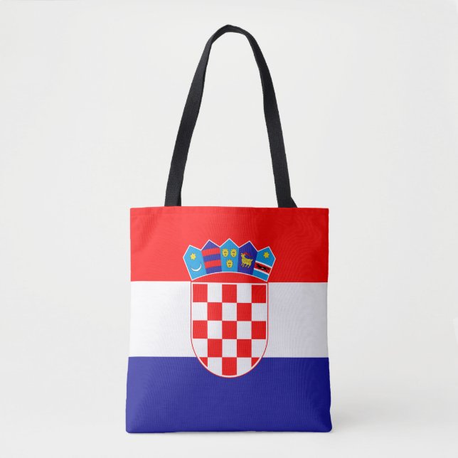 Croatian Flag Tote Bag (Front)