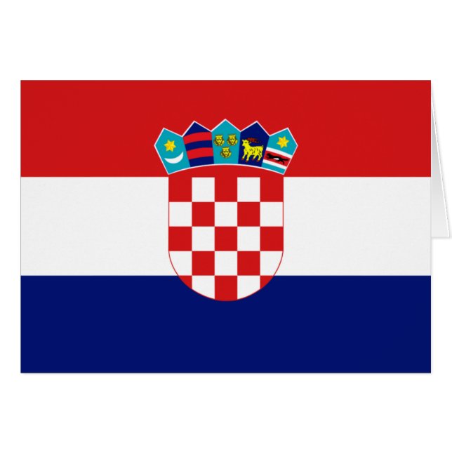 Croatian flag - Trobojnica (Front Horizontal)