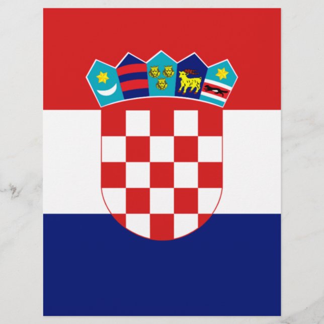 Croatian flag - Trobojnica (Front)