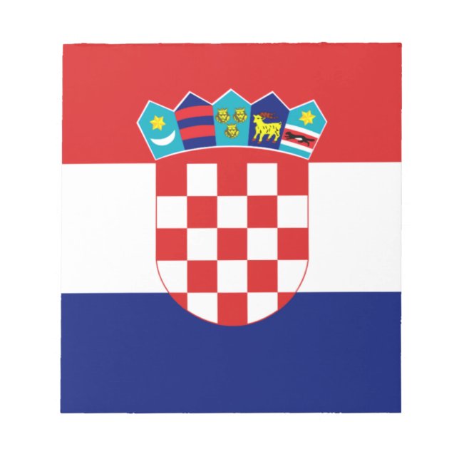 Croatian flag - Trobojnica Notepad (Front)