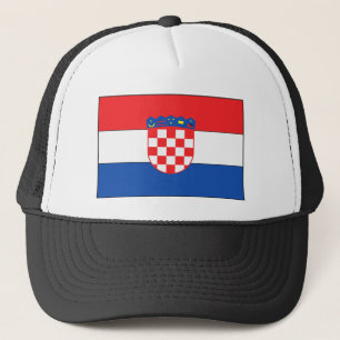Croatian Flag Trucker Hat