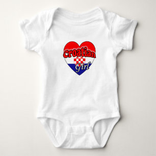 Croatian Girl Baby Bodysuit