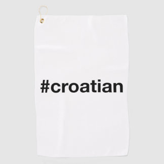 Croatian Golf Towel