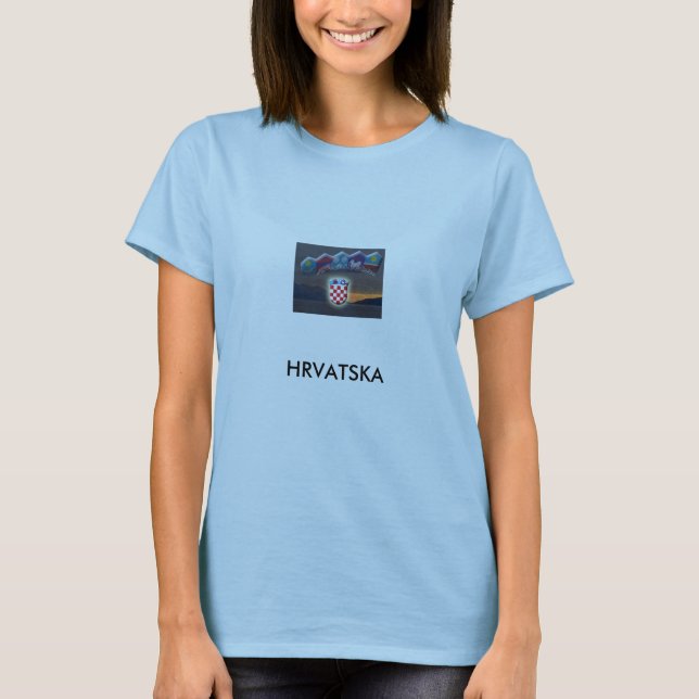 Croatian Ladies T-Shirt (Front)