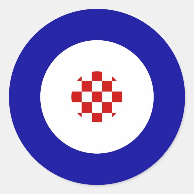 Croatian Mod Round Sticker (Front)