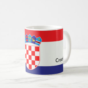 Croatian national Flag Patriotic Gifts Coffee Mug