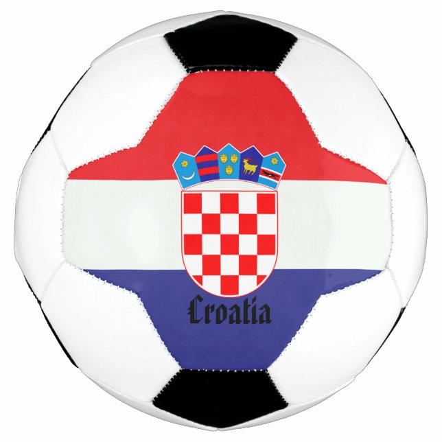 Croatian national Flag Patriotic Gifts Football (Front)