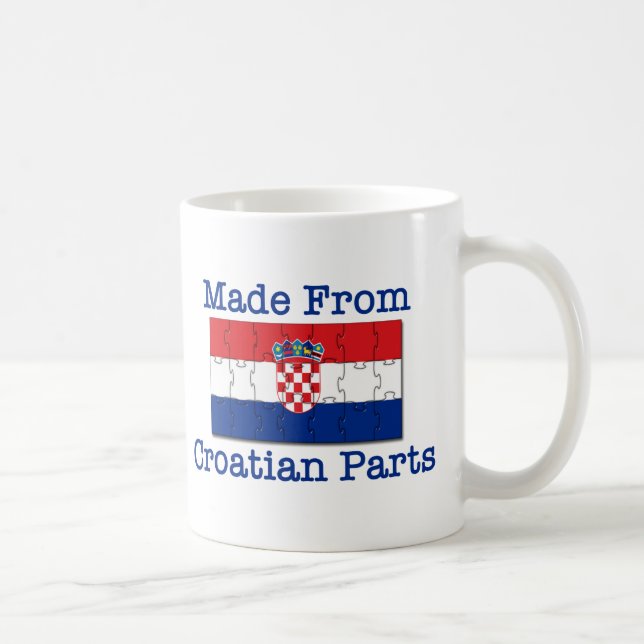 Croatian Parts Coffee Mug (Right)