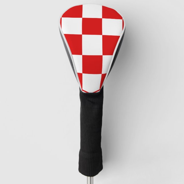 Croatian pattern coa of arms golf head cover (Front)