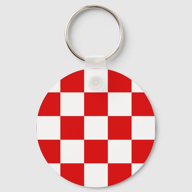 Croatian pattern coat of arms key ring (Front)