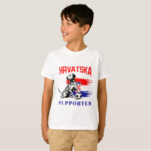 Croatian School Sports game player Cute Dalmatian  T-Shirt