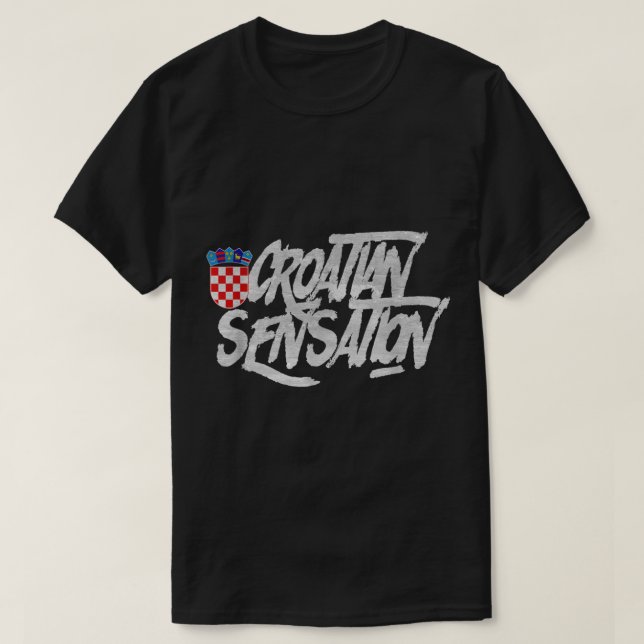 Croatian Sensation (Croatia) T-Shirt (Design Front)