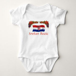 Croatian Sretan Bozic (Merry Christmas) Baby Bodysuit
