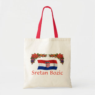 Croatian Sretan Bozic (Merry Christmas) Tote Bag