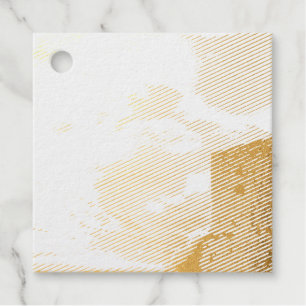 Croatian sunset favour tags