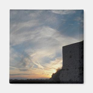 Croatian sunset magnet