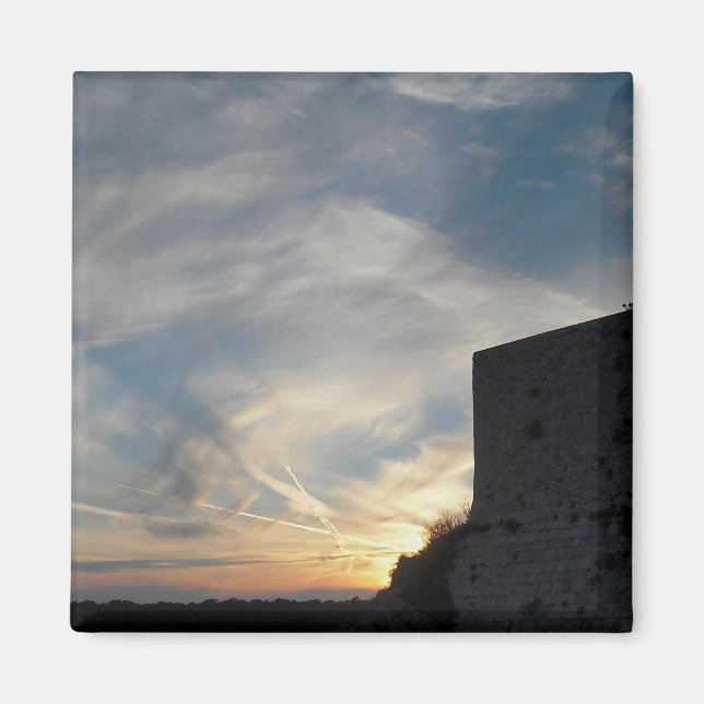 Croatian sunset magnet (Front)