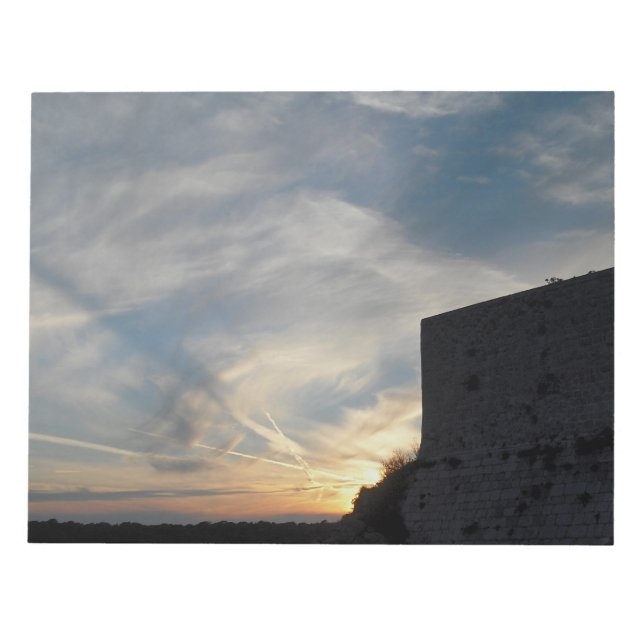 Croatian sunset notepad (Front)