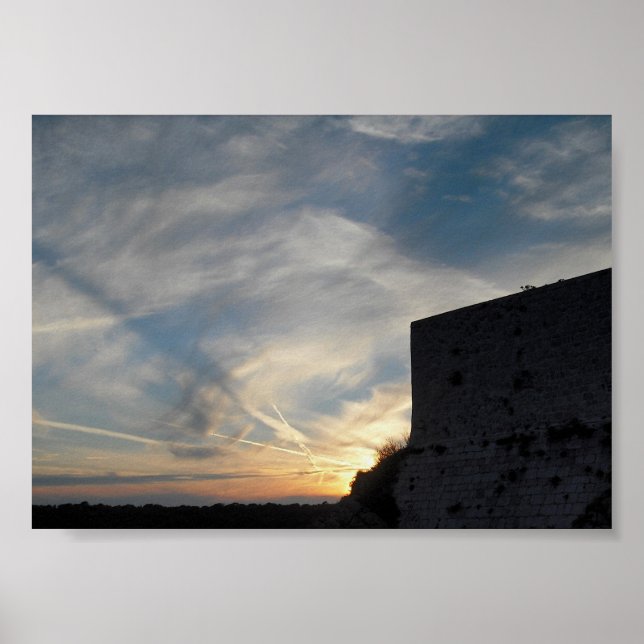 Croatian sunset poster (Front)