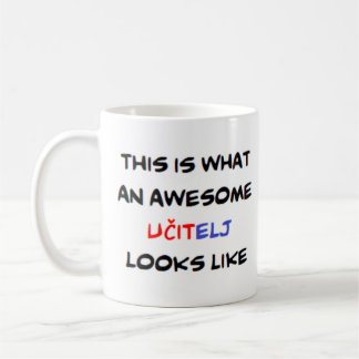 croatian teacher ucitelj, awesome coffee mug