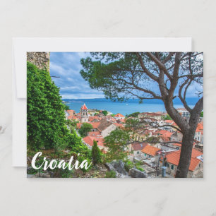 Croatian town Omis.