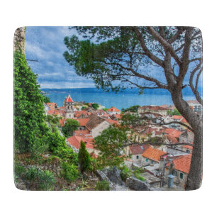 Croatian town Omis. Cutting Board