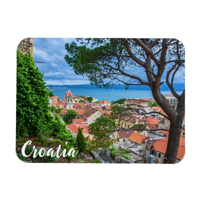 Croatian town Omis Magnet (Horizontal)