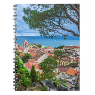 Croatian town Omis. Notebook