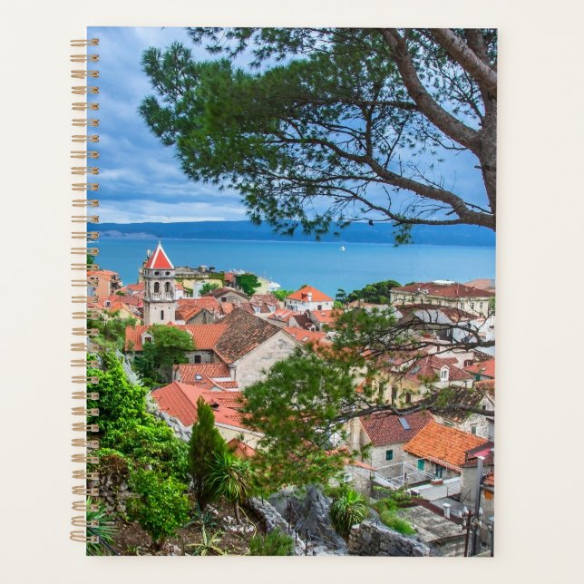 Croatian town Omis. Planner (Front)