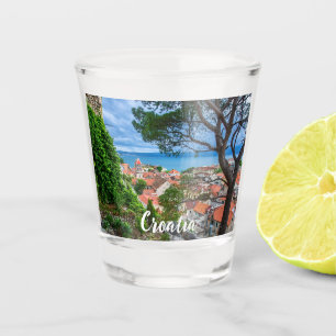 Croatian town Omis Shot Glass