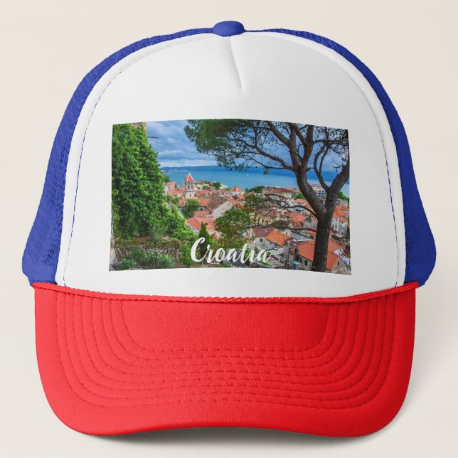 Croatian town Omis. Trucker Hat (Front)