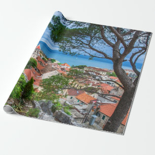 Croatian town Omis Wrapping Paper