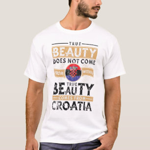 Croatian Women And Men T-Shirt
