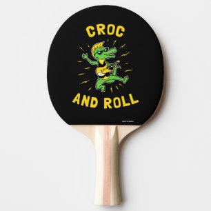 Croc And Roll Ping Pong Paddle