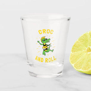 Croc And Roll Shot Glass