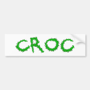 Croc Bumper Sticker