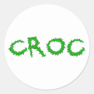 Croc Classic Round Sticker