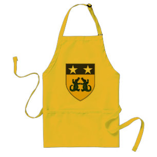 croc coat of arms standard apron