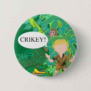 Croc Hunter Button