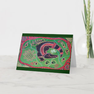 Croc on the Hunt Card