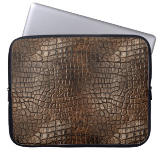 Croc Print Laptop Case 15"