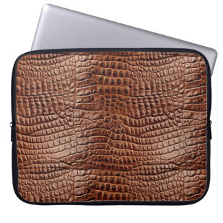 Croc Print Laptop Case 15"