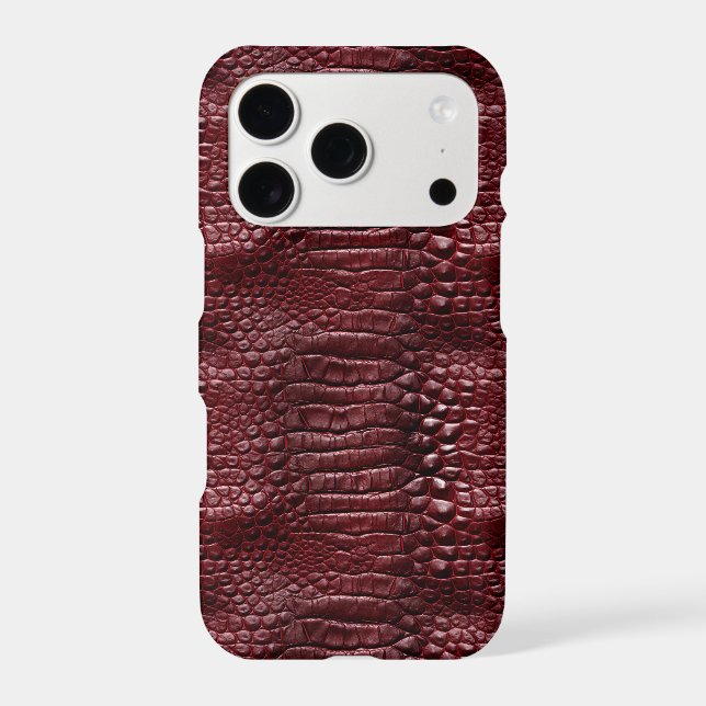 Croc Skin iPhone Case (Back)