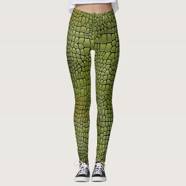 Croc Skin Leggings (Front)