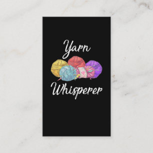 Crochet addicted Yarn Lover Mum Grandma Business Card